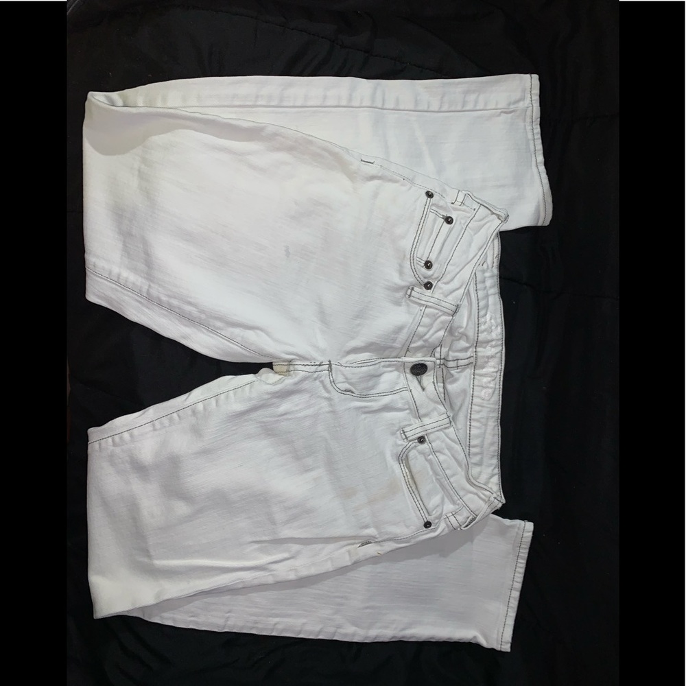 white jeans